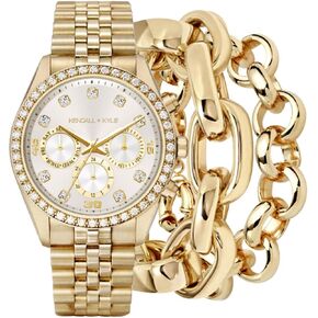 KENDALL + KYLIE Ladies Quartz Movement Analog Watch and Matching Bracelets in Saudi Arabia
