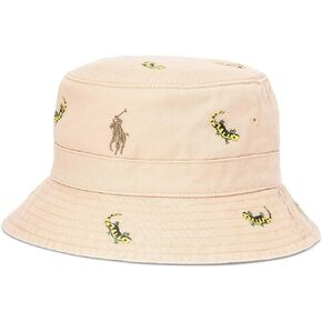 POLO RALPH LAUREN Men's Gecko-Embroidered Twill Bucket Hat Large/x-Large in Kuwait