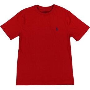 Polo Ralph Lauren Boys Crew Neck T-Shirt (Medium (10-12), Red) in Saudi Arabia