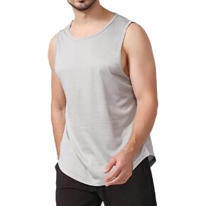 قمصان Aixdir الرجالية للتمارين الرياضية بدون أكمام للسباحة والشاطئ، قمصان عضلات الصالة الرياضية سريعة الجفاف وكمال الأجسام واللياقة البدنية in Kuwait