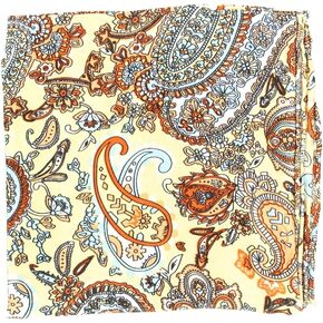وشاح M&F Western 33x33 بوصة Wild Rags حرير بيزلي وشاح باندانا