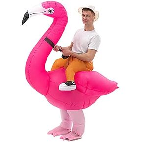 maulem Flamingo Inflatable Costume Fun Dress Up Halloween Costumes for Adult Valentine's Day Play in Saudi Arabia