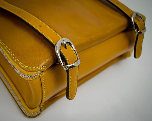 Time Resistance Leather Backpack Convertible to Shoulder Bag - Handmade For Laptops up to 12in Daybag Rucksack in Saudi Arabia