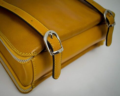 Time Resistance Leather Backpack Convertible to Shoulder Bag - Handmade For Laptops up to 12in Daybag Rucksack in Saudi Arabia