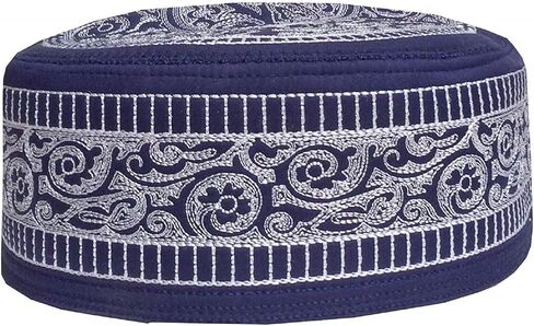 Kufi Men's Unisex Skull Cap Women's Designer Solid Hat with Hand Embroidery Kufi Caps Knitted Beanie Summer Headwear in Kuwait