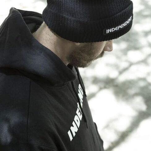 Independent Men's B/C Groundwork Long Shoreman Beanie Hats,One Size,Black in Saudi Arabia