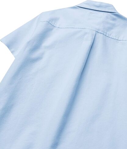 Amazon Essentials Boys' Uniform Short-Sleeve Woven Oxford Button-Down Shirt in Kuwait