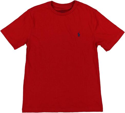 Polo Ralph Lauren Boys Crew Neck T-Shirt (Medium (10-12), Red) in Saudi Arabia