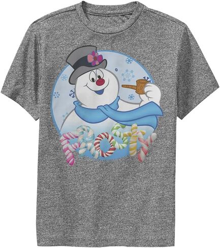 تي شيرت Frosty The Snowman Frosty Circle Face للأولاد بأكمام قصيرة in Kuwait
