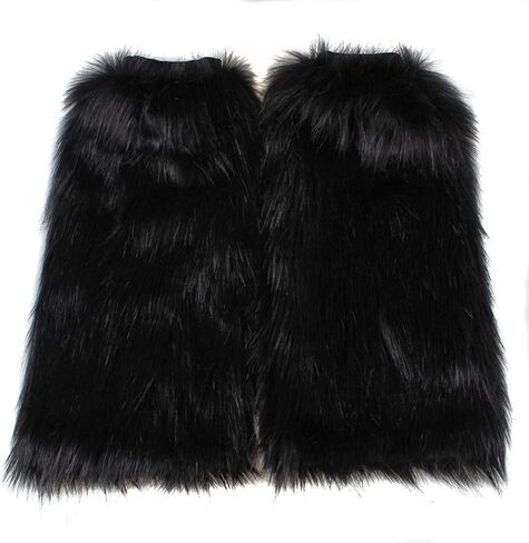 فرو صناعي لتدفئة الساق، غطاء أكمام دافئ لتدفئة الساق لأزياء الحفلات in Kuwait