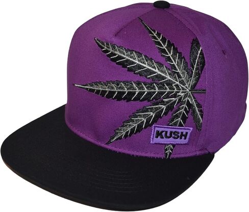 Popfizzy Weed Hat, Unisex Pot Leaf Hats, Cannabis Baseball Caps, Hip-Hop Hats, Marijuana Snapback Cap, Weed Gifts for Stoners in Saudi Arabia