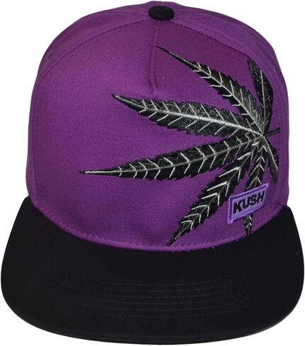 Popfizzy Weed Hat, Unisex Pot Leaf Hats, Cannabis Baseball Caps, Hip-Hop Hats, Marijuana Snapback Cap, Weed Gifts for Stoners in Saudi Arabia