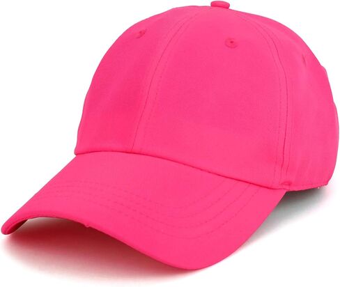 Armycrew Lightweight Bright Neon Color Polyester High Visibility Baseball Cap in Kuwait
