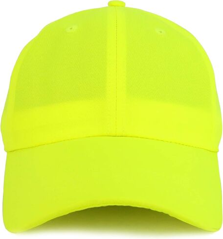 Armycrew Lightweight Bright Neon Color Polyester High Visibility Baseball Cap in Kuwait