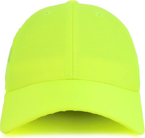 Armycrew Lightweight Bright Neon Color Polyester High Visibility Baseball Cap in Kuwait