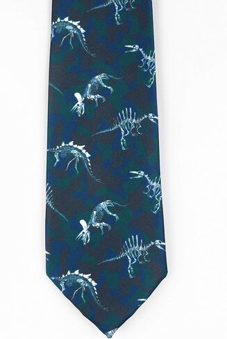 Novelty Ties for Men Boys Animal Patterned Funny Halloween Handmade Printed Necktie in Kuwait