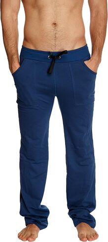 Men's Eco-Track Sweat & Yoga Gym Pant Modal French Terry Made in America Caliifornia Stretch Fit European Style in Kuwait