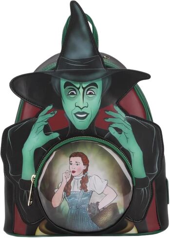 Loungefly Wizard Of Oz Wicked Witch Cosplay Mini Backpack- Toyz N Fun Exclusive, Black & Green in Saudi Arabia