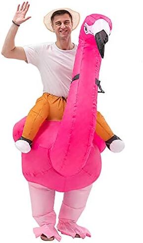 maulem Flamingo Inflatable Costume Fun Dress Up Halloween Costumes for Adult Valentine's Day Play in Saudi Arabia