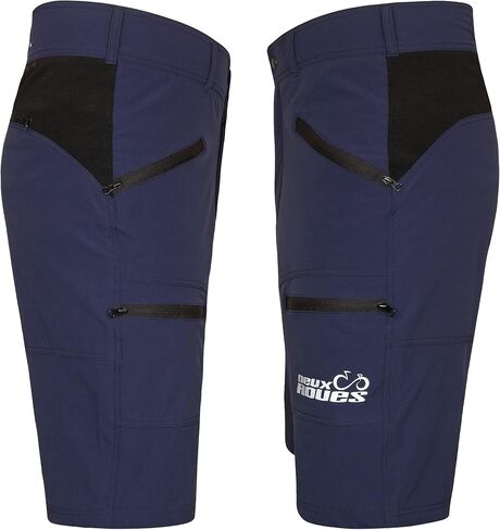 MTB Mountain Bike Shorts - The FIVER - 4D Padded Baggy Bicycle Cycling Biking Bike Shorts Loose-fit - 5 Zippered Pockets in Kuwait