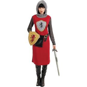 fun shack Medieval Knight Costume Women, Joan Of Arc Costume, Womens Knight Costume, Female Knight Costume Adult in Saudi Arabia