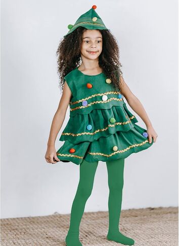 DOOVID Toddler Girls Dance Tights Ballet Tights Elasticity Footed Dance Stockings School Uniform Tights for Girls in Kuwait