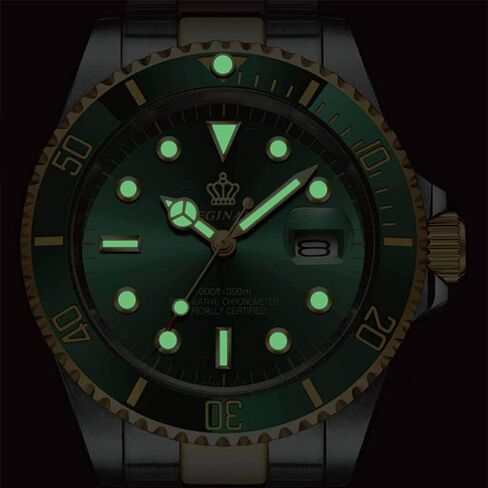 FANMIS Mens Luxury Watches Rotatable Bezel Sapphire Glass Luminous Hand Quartz Silver Tone Stainless Steel Watch in Saudi Arabia