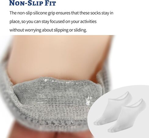 جوارب غير قابلة للانزلاق مصنوعة من النحاس للرجال والنساء، جوارب منخفضة القطع غير قابلة للانزلاق in Kuwait