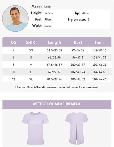Rigolla Women Workout Shirts Short Sleeve Athletic Running Gym Tee Shirts Yoga Top Split Back in Kuwait