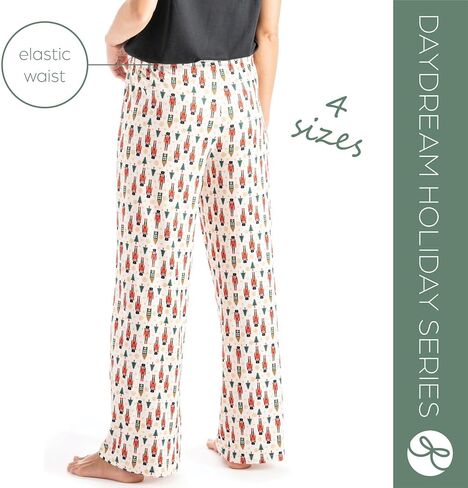 Hello Mello Women's Christmas Winter Holiday Lounge Pants With Gift Travel Tote in Kuwait