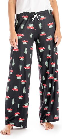 Hello Mello Women's Christmas Winter Holiday Lounge Pants With Gift Travel Tote in Kuwait