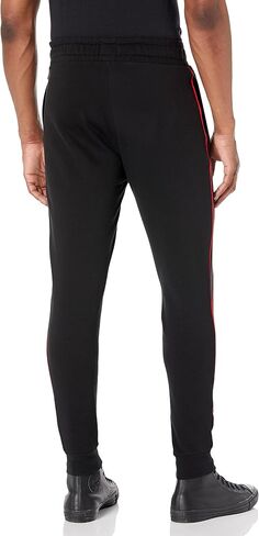HUGO Men's Plaid Detail Cotton Joggers in Saudi Arabia
