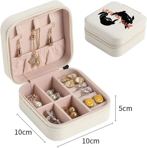Inspired Jewelry Organizer Box HS Singer Merch Portable Travel Jewelry Case Storage Holder (Love On Tour) in Kuwait