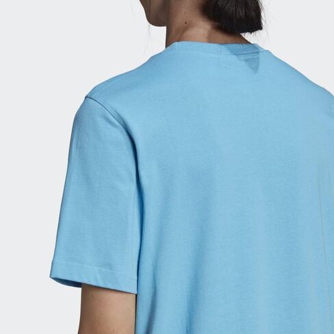 adidas Originals Men's Adicolor Classics Trefoil Tee, Sky Rush/White, X-Small in Kuwait