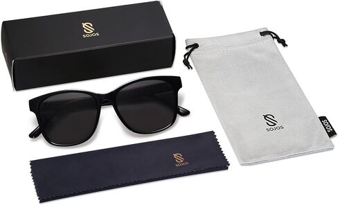 نظارة شمسية SOJOS Polairzed للسيدات والرجال بظلال مربعة عصرية SJ2203 in Kuwait