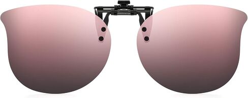 Polarized Cat Eye Clip On Sunglasses Over Prescription Glasses for Women UV Protection in Saudi Arabia