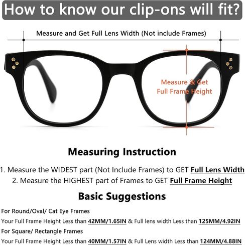 Polarized Cat Eye Clip On Sunglasses Over Prescription Glasses for Women UV Protection in Saudi Arabia