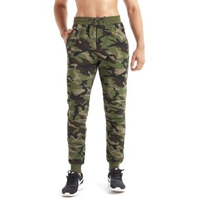 Men's Cotton Joggers Camo Sweatpants Casual Jogger Scrub Track Pants Comfort Camouflage Trousers for Hiking Yoga Training in Saudi Arabia