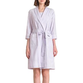 Latuza Women's Cotton Nightgown with Matching Robe Set