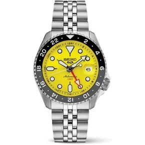 SEIKO SSK017J1,Men Sports,GMT,Mechanical,Automatic,Stainless,Silver Tone,WR,SSK017 in Kuwait