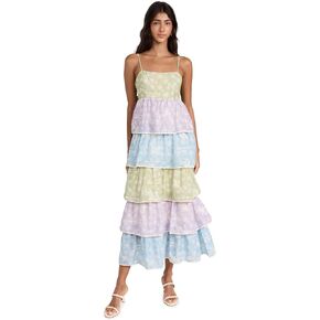 English Factory Women's Floral Print Maxi Tiered Dress in Saudi Arabia