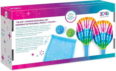 Make It Real 3C4G: Adventure Fun: 2 Person Pickleball Set - Play Pickleball Anywhere Your Heart Desires, Drawstring Dag Included, Three Cheers for Girls, Tween & Girls, Kids Ages 8+ in Kuwait