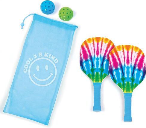 Make It Real 3C4G: Adventure Fun: 2 Person Pickleball Set - Play Pickleball Anywhere Your Heart Desires, Drawstring Dag Included, Three Cheers for Girls, Tween & Girls, Kids Ages 8+ in Kuwait