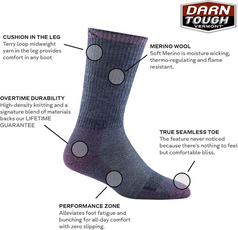 DARN TOUGH (نمط 2014) جورب عمل RTR للسيدات in Kuwait