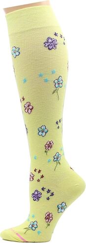 Dr. Motion 3 Pairs Light Summer Bright Fun Graduated Compression Women's Knee-Hi Socks in Kuwait