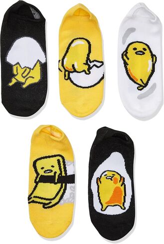 جوارب Gudetama النسائية المكونة من 5 قطع بدون عرض in Kuwait