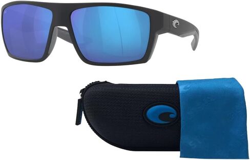 Costa Del Mar Bloke 6S9045 Pillow Sunglasses for Men + BUNDLE With Designer iWear Eyewear Kit in Saudi Arabia