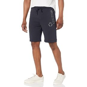 BOSS Men's Tonal Circle Logo Jersey Shorts
