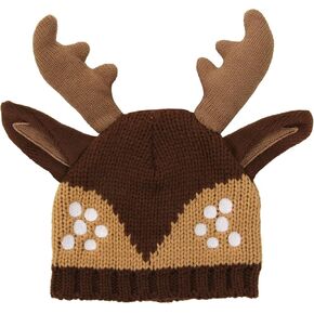elope Deer Fawn Reindeer Knit Beanie Hat in Saudi Arabia