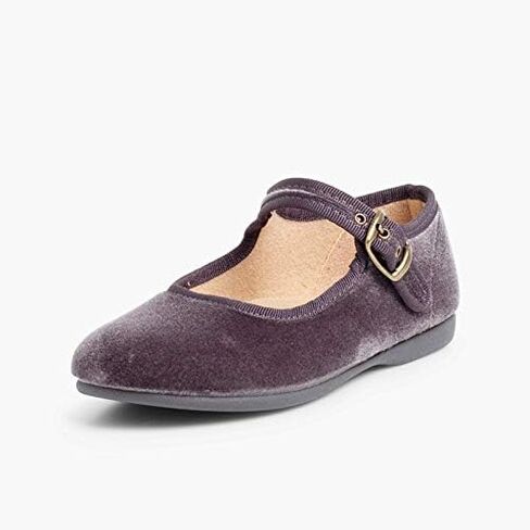 Pisamonas Girls Buckle Up Velvet Mary Janes in Kuwait